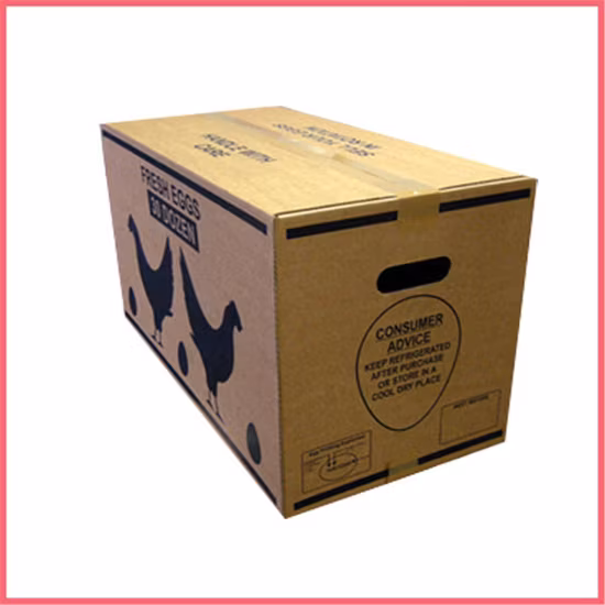 Kundenspezifische kundenspezifische Herstellerverpackung Großhandel Eierkartons Box Wellpappekarton