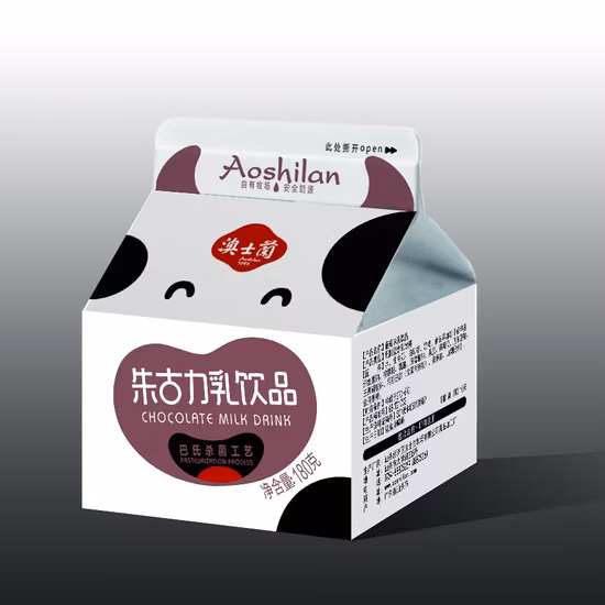 Wasser-/Milch-/Joghurt- oder Marmeladenpaket/Kaffee/Gewürze und Suppe/Peitsche-Topping/Lactobacillus-Getränke/Saft/Albumen/Joghurt/Katze/Wip-Topping-Giebeldeckel-Papierkarton